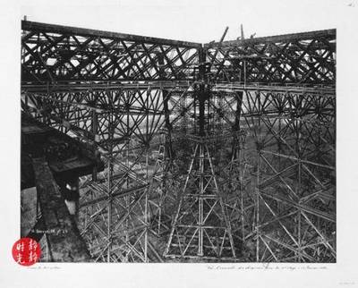 老照片,看百年前法国人如何建造埃菲尔铁塔这个大工程
